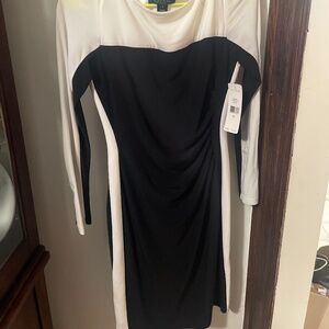 Black and white dress